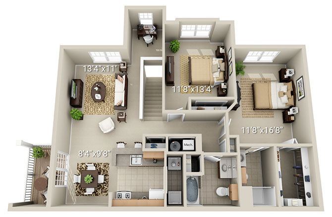 Cobblestone Court Apartments – B4