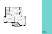 1 Bedroom, 1 Bathroom, 485 SQFT