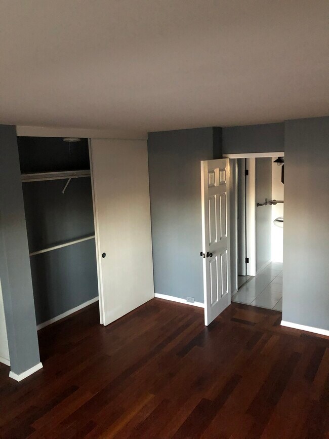 Bedroom with room length closets. - 155 Sharene Ln