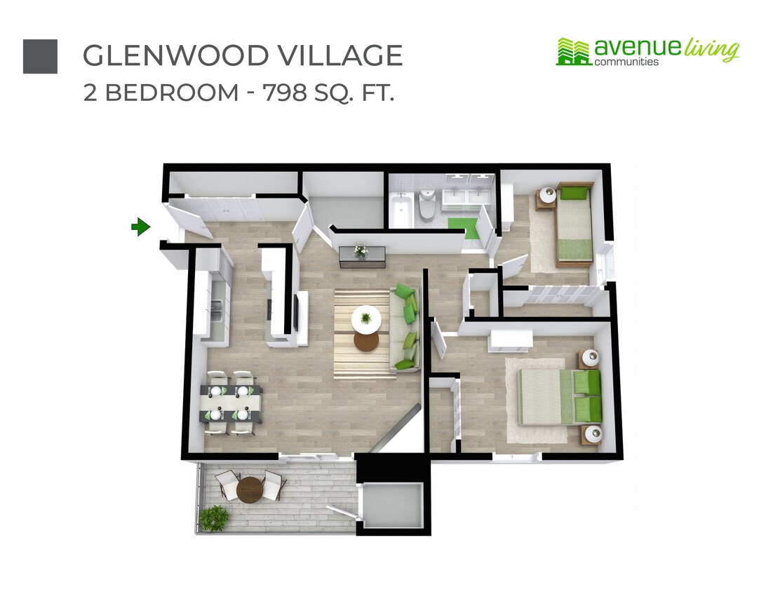 Plan d'étage - Glenwood Village