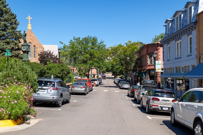 Downtown Manitou Springs has a great friendly atmosphere.