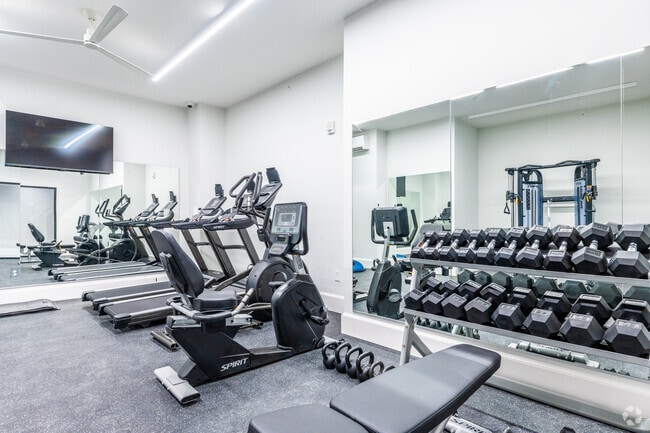 Fitness Center - The Elliott Apartments