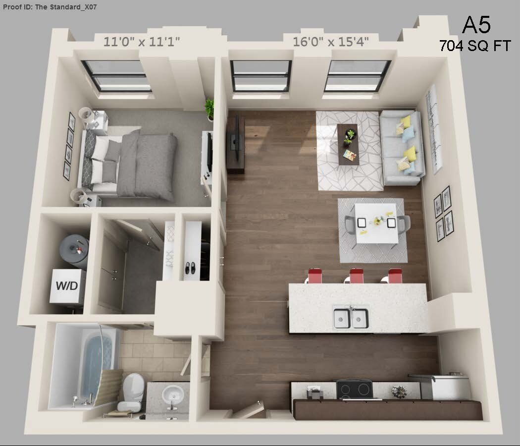 The Standard – One Bed/One Bath - 704