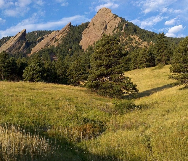Boulder's Chautauqua Park offers amazing views