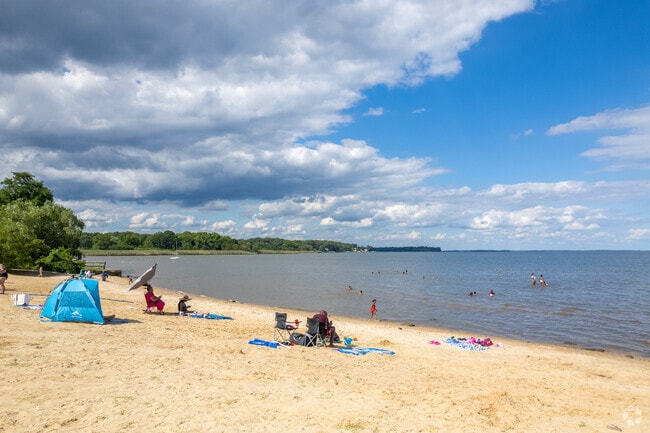 Rocky Point Park in Essex is popular for swimming and picnics in summer.