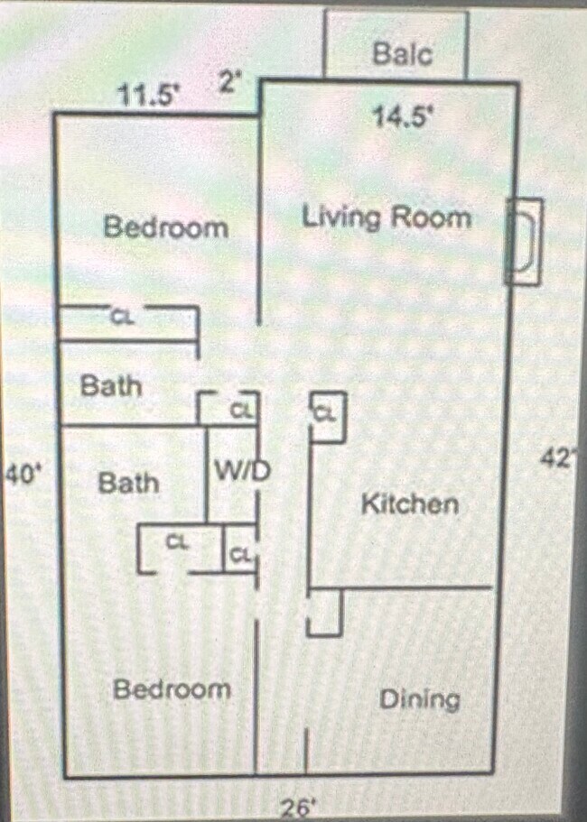 Plano de planta - 103 Westover Ave
