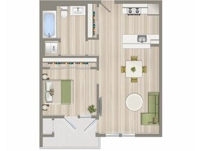 1bib-dr, 739 sq, 1x1 - Fiona