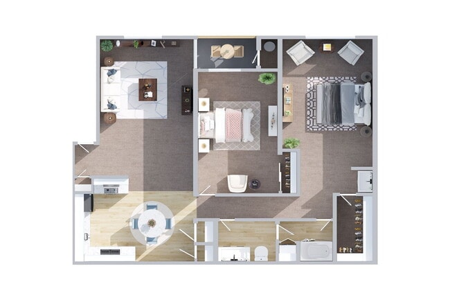 2x2 2D View - Village at Fair Oaks