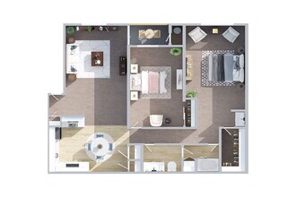 2x2 2D View - Village at Fair Oaks