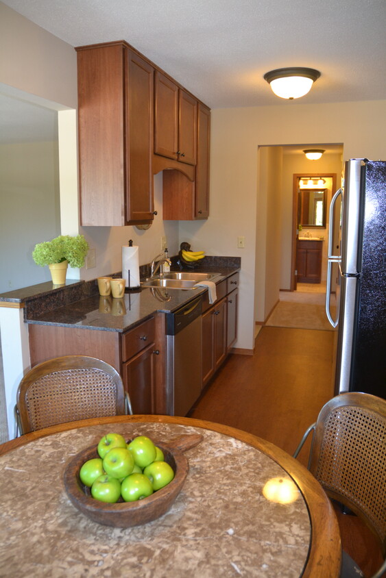 Kitchen and Dining Area - Harbor District Apartments