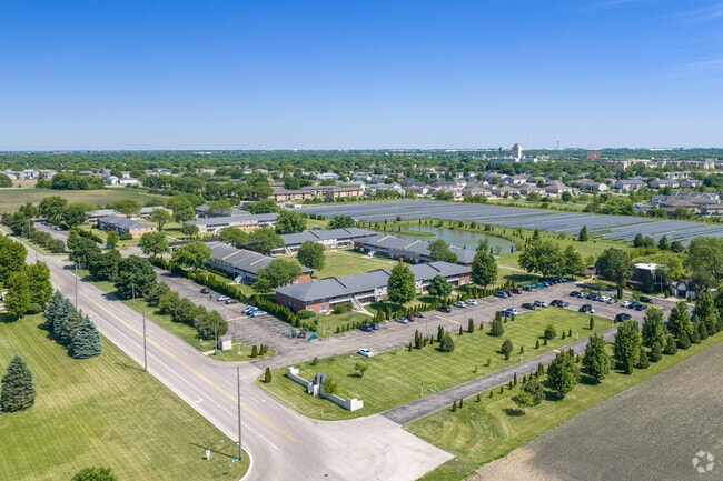 Aerial Context - New Suburban Apartments