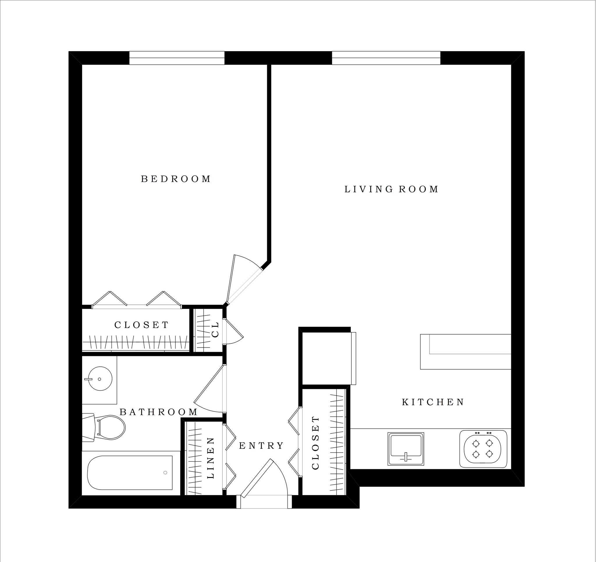 Forest Hill Terrace – One Bedroom, One Bath