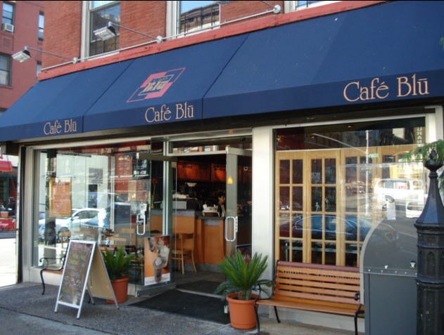 Storefront Retail View - Cafe Blue