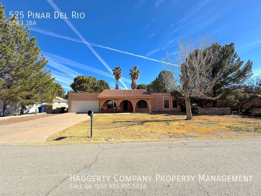 Foto principal - West El Paso 4 bed/3 bath refrig A/C Home!