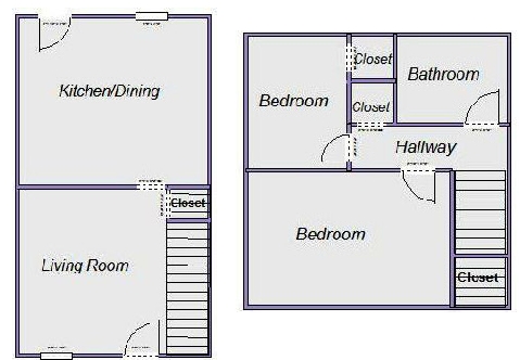 2BR/ 1BA - Leonards Freehold