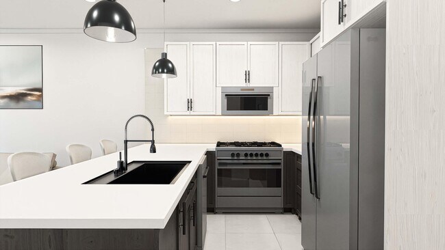 Kitchen - The Meadowland Townhomes