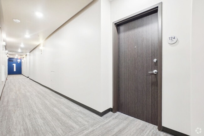 A1 1BR, 1BA - 707SF Bathroom - Carroll at Bellemeade