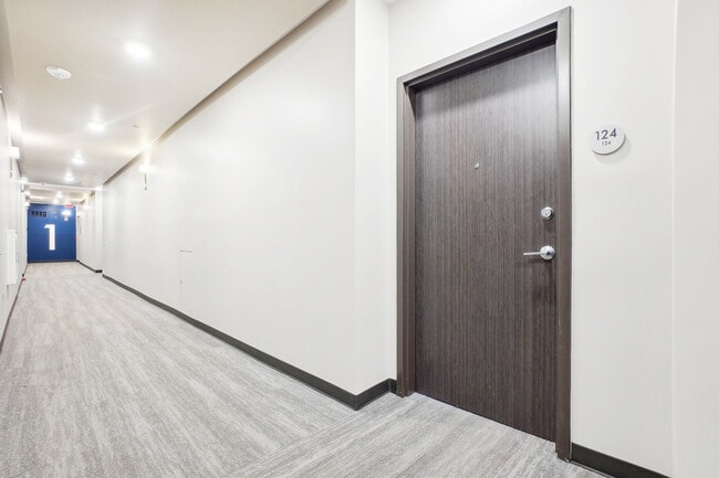 A1 1BR, 1BA - 707SF Bathroom - Carroll at Bellemeade