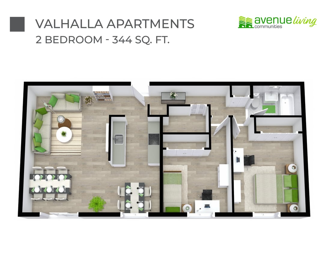 Floorplan - Valhalla Apartments