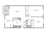 2 Bedroom 1 Bath