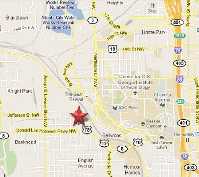 Aerial Photo - 847 Joseph E Boone Blvd NW