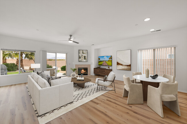 Living & Dining Room with View - 702 Summit Dr