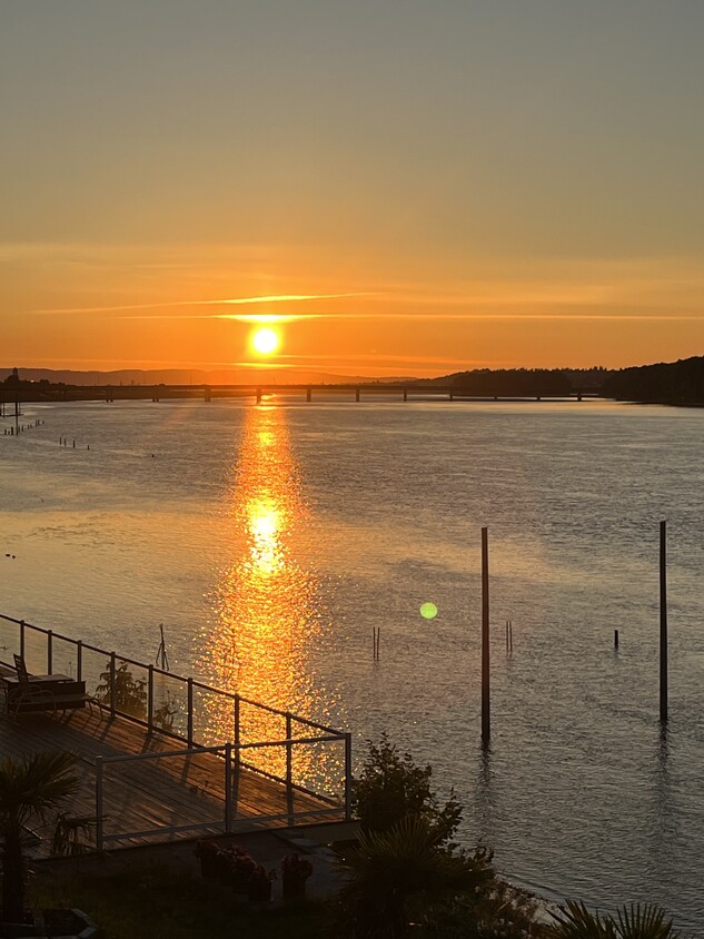 Sunsets on the back deck - 13639 NE Marine Dr