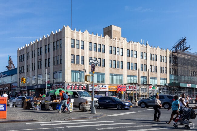 Many shops can be found on Grand Concourse located in Fordham Heights.