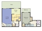 1 BED 1 BATH TOWNHOME