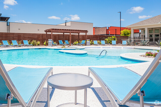 Poolside Lounging - Devon Place