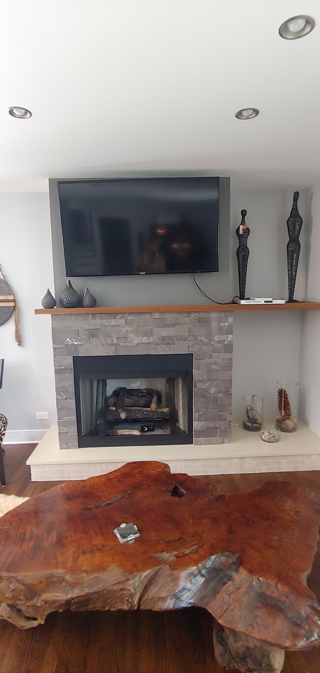 Gas fireplace - 4934 Woodward Ave