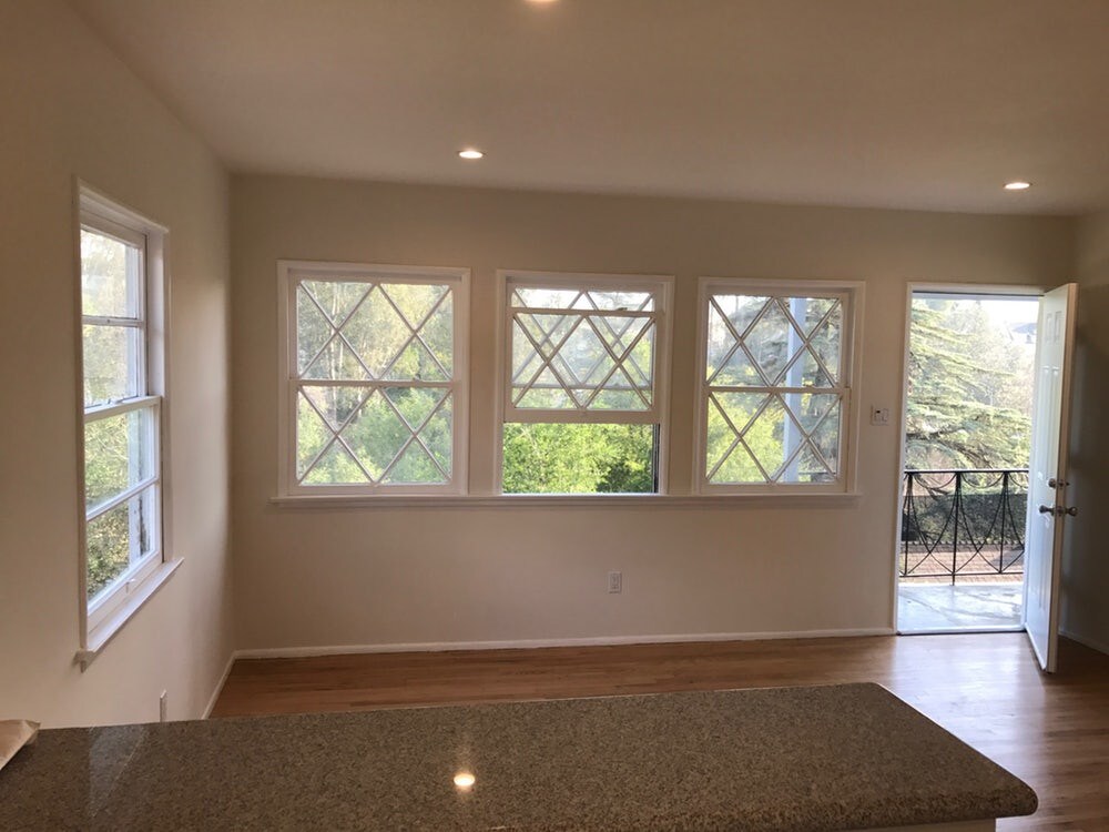 New hardwood floors in the living room - 4741 N Figueroa St