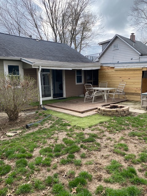 Back yard - 12101 8th Ave