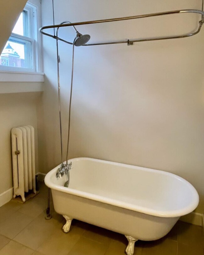Bathroom with claw foot tub - 323 Claremont Ave