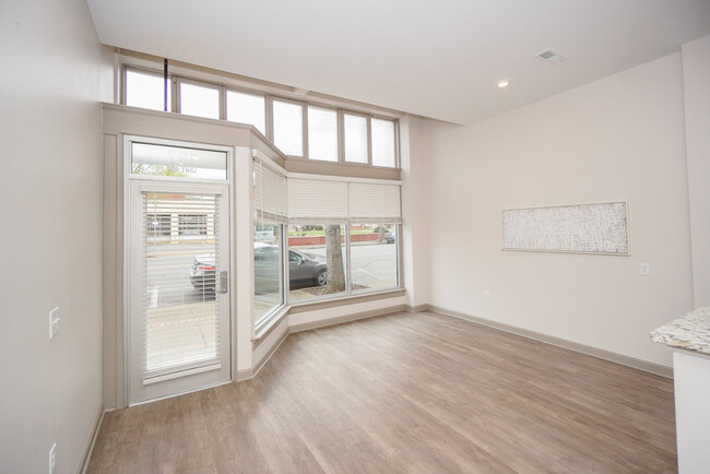 View from living room & kitchen area - Residences at the Albemarle Hotel