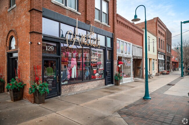 Downtown Hutchinson has a plethora of local shops and boutiques.
