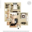 One Bedroom, One Bathroom, 600 SQFT