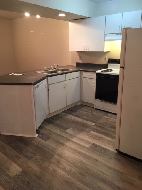 Large white kitchen includes dishwasher - 1408 3rd Ave