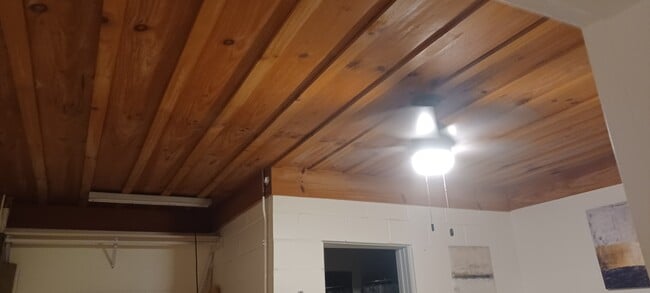 Wood ceilings, living room or bedroom - 125 Red Fern Ln