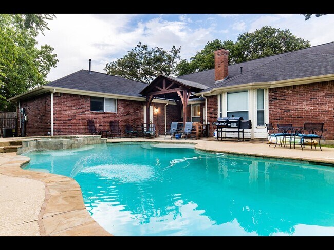 Pool view from yard - 133 Shady Dale Ln