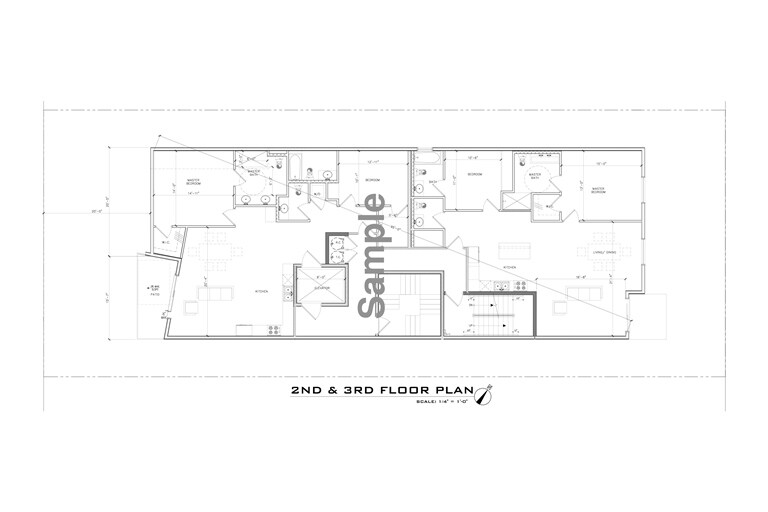Plano de planta - 1128 S Shenandoah St
