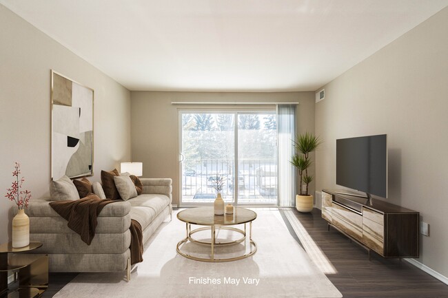 Bluebell Renovated Living Room - Bristol Square and Golden Gate Apartments