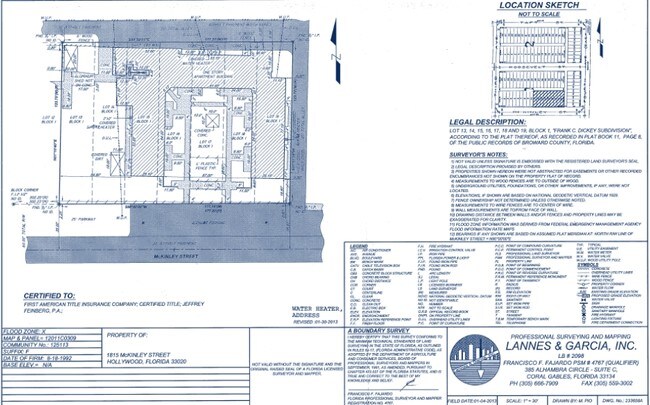 Encuesta - 1815-1825 McKinley St