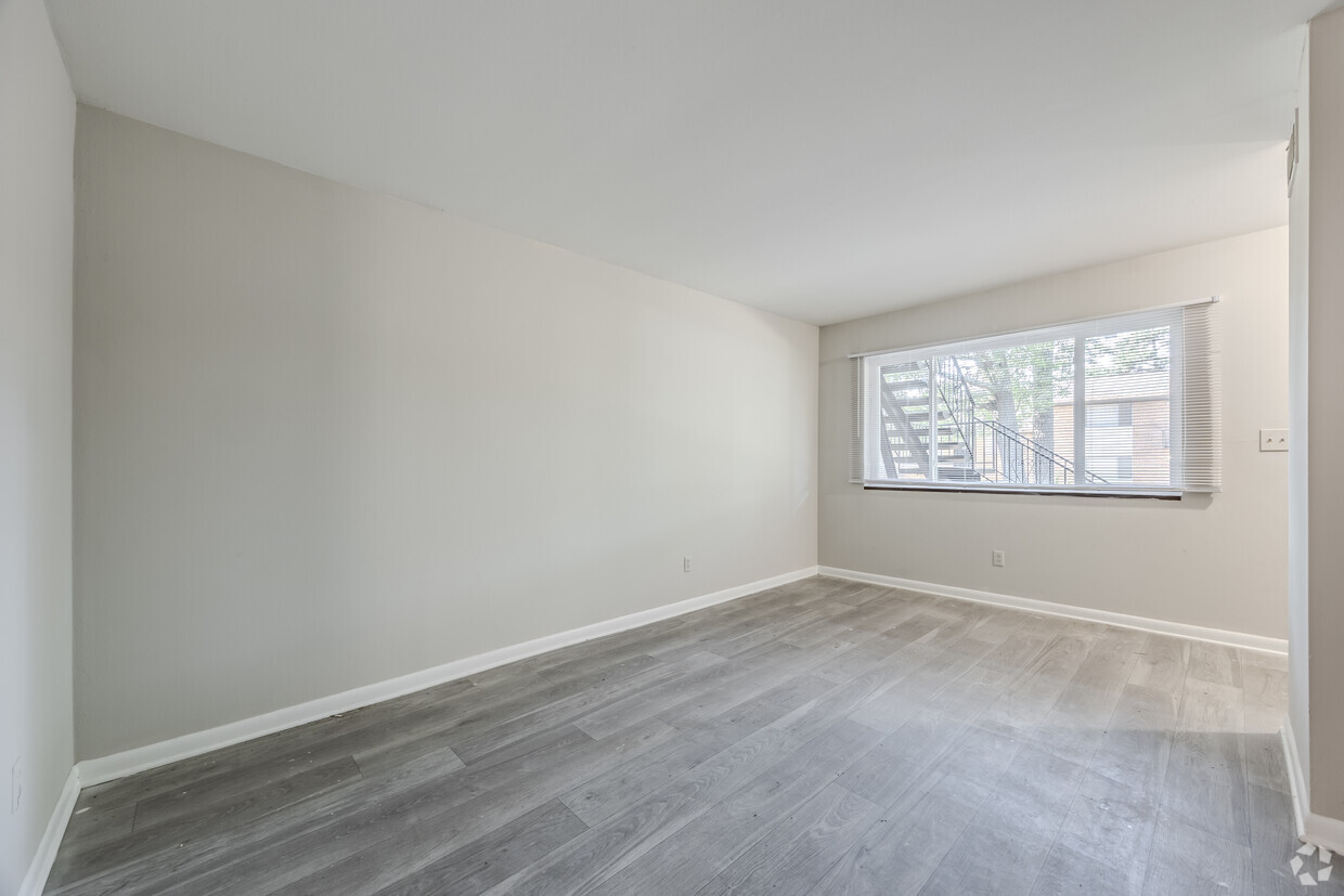 2BR, 1BA - 875SF - Living Room - Adams House