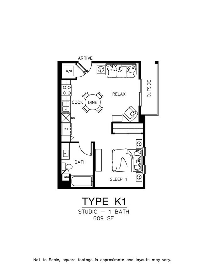 Foto del edificio - Unit Type: K1 | Studio  | 1 Bath