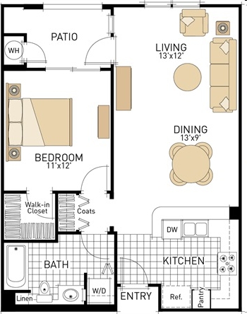 1BR/1BA - The Cypress at North Park