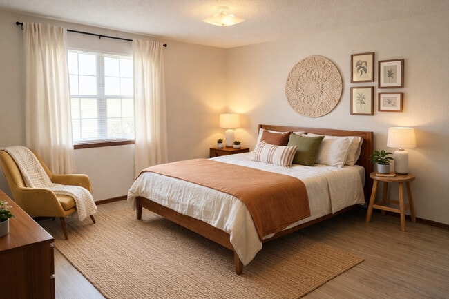 Dormitorio Mariposa - La Villa Apartments
