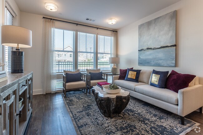 Sala de estar - Lakeside Row Apartments