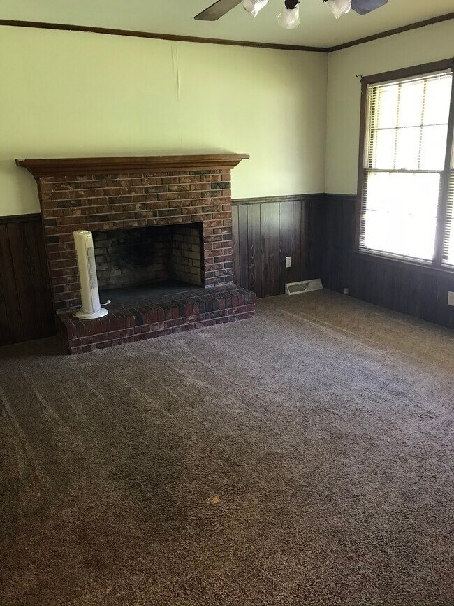 Fireplace in family room - 1236 Mathis Rd