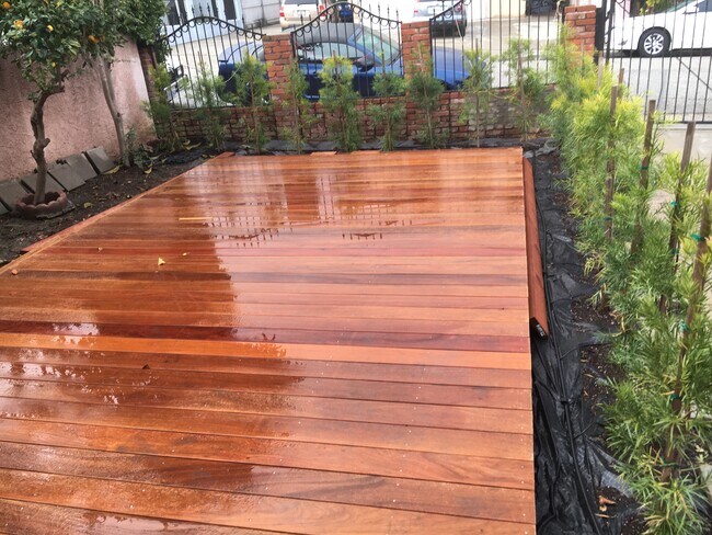 Brand new wood deck. - 806 E 65th St